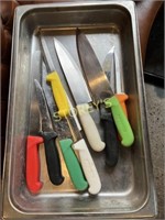S/S Insert w/ 9 Chef Knives