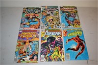 Six Various Marvel Comics