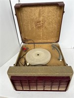Vintage Fleetwood portable record player