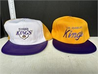 2 vintage Los Angeles Kings hats