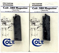 (2) Colt 380 Caliber 7 Round Magazines NIB