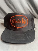 Vintage Suede Life Trucker Hat