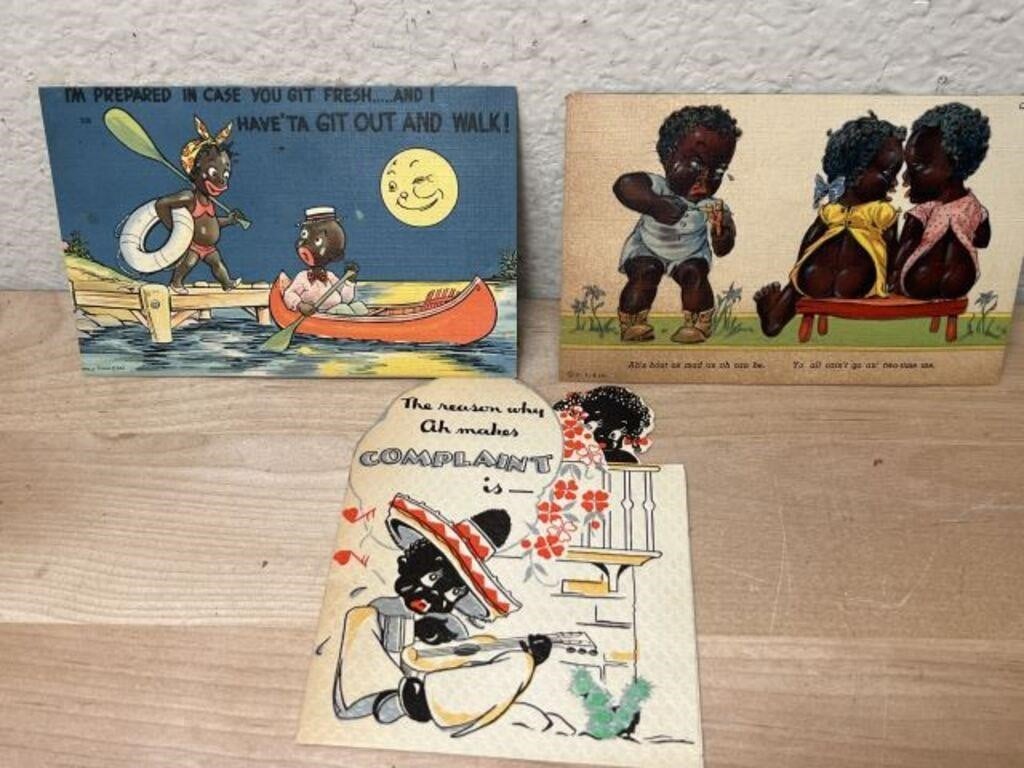 Vintage Black Americana Postcards and More