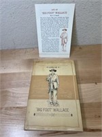 Vintage Life of Bigfoot Wallace hardcover Book by