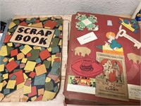 Antique High School and Advertising Scrapbooks