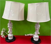 11 - PAIR OF MATCHING TABLE LAMPS