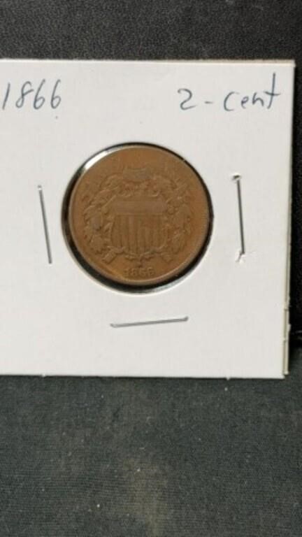 1866 2cent piece