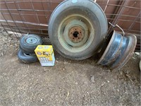 Assorted Tires & Inner tube For Lawn Tractor