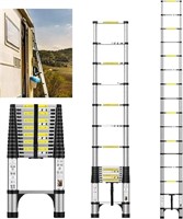 FEETE 15.5FT Telescoping Ladder, Aluminum Lightwei