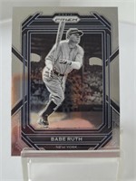 2023 Prizm Babe Ruth Card