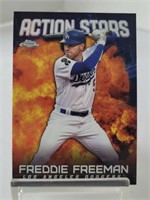 2023 Topps Chrome Freddie Freeman Action Stars