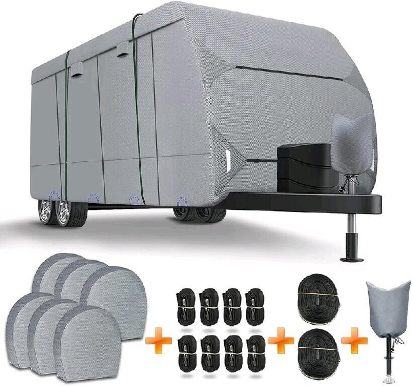 Richeer 24-27 ft 300D Travel Trailer RV Cover, Win