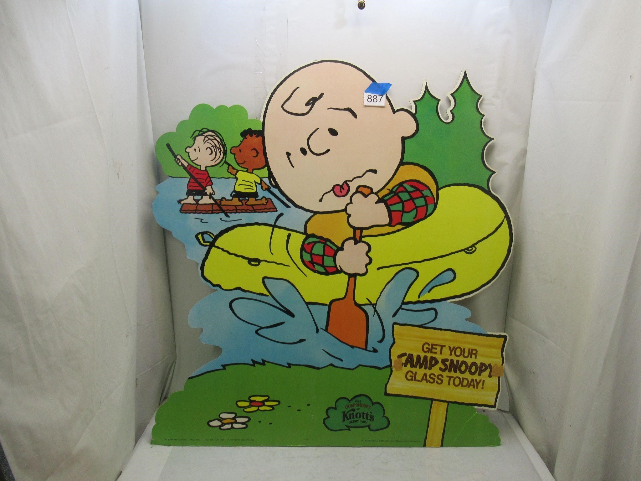large Charlie Brown cardboard standie