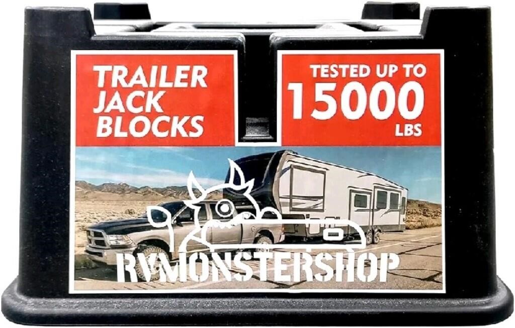 RVmonsterShop Trailer Jack Block, RV Camper Blocks