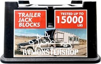 RVmonsterShop Trailer Jack Block, RV Camper Blocks