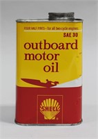 SHELL OUTBOARD OIL CAN