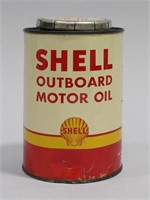 SHELL OUTBOARD MOTOR OIL CAN