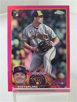 2023 Topps Chrome Gus Varland RC Pink /399