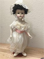 ScarCE Large 23 Inch 1950s R B BRIDE DOLL W STAND