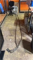 Heavy duty 20 foot chain with hooks