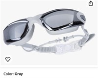 SR33333  Adjustable Swim Goggles, Anti Fog, GRAY