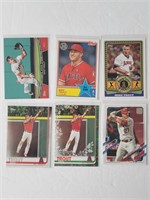 Mike Trout 6 Card Lot