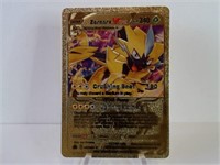 Rare Pokemon Gold Foil Zaraora Vstar