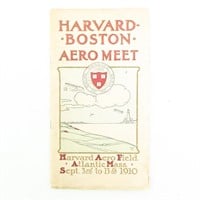 1910 Harvard Boston Aero Meet Official Program