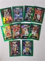 2023 Prizm Green Lot of 10 Cards