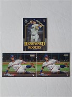 Josh Jung Lot of 3 Rookie Cards