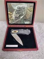 Folding Pocket Knife w/ Train