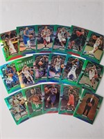 2019-20 Prizm Green Lot of 17 Cards