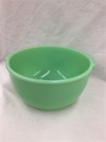 Jadeite Mixing Bowl, Glowing, 9 1/2”Diameter