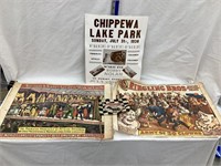(3) Circus/Car Show Posters & Indianapolis