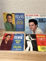Scarce 1960s 70s Elvis 45s with Picture Sleeves