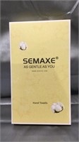 Semaxe Yellow Hand Towel Set, 100% Cotton