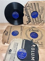 Scarce 1930s Pre War Decca Blues 78 RPM Records