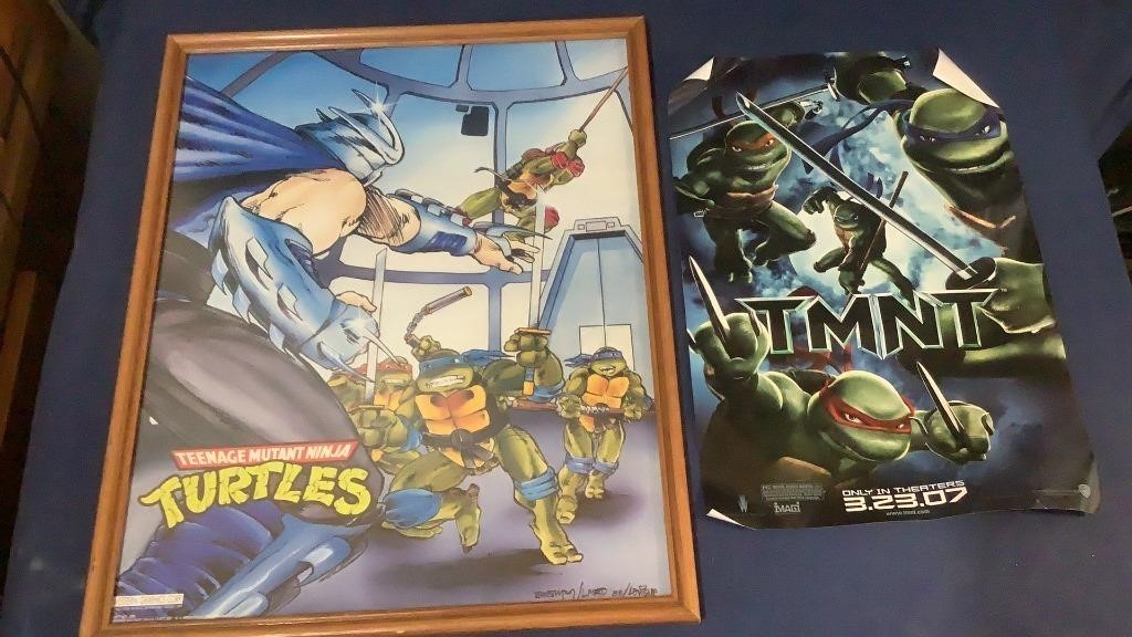 (2) Teenage Mutant Ninja Turtles Posters