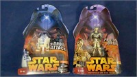 Star Wars III R2-D2 & C-3PO Action Figures NOS