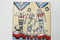 Native Art  Hot plate décor & Dreamcatcher