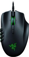 $100  Razer Naga Trinity Wired Gaming Mouse Black