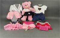 Pink Build a Bear and Clothing
