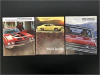 3 Chevelle Sales Brochures