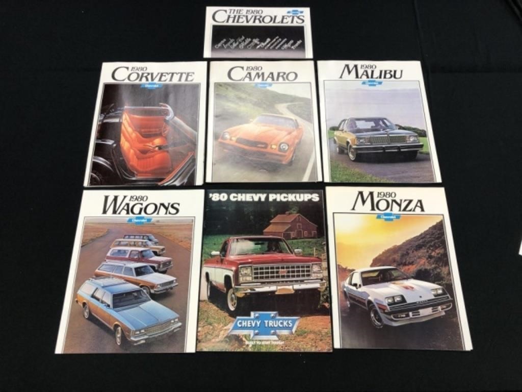 1980 Chevrolet Sales Brochures