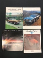 Four Monte Carlo Sales Brochures