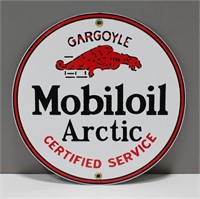 MOBILOIL ARCTIC GARGOYLE ADVERTISING SIGN