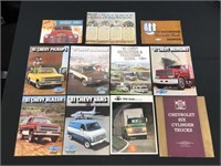 Large Assortment- Chevrolet Truck Sales Brochures