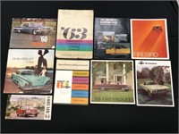 1960's Era Chevrolet Sales Literature