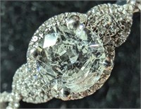 $4600 14K  2.3G, 0.72Ct Natural Diamonds Ring