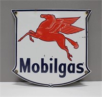 MOBILGAS '56' SHIELD PLATE SIGN